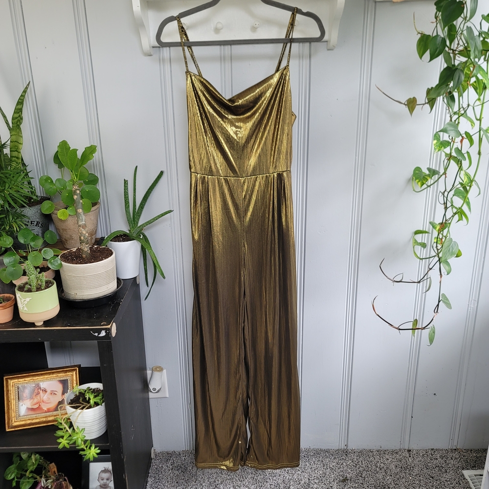 Gold Metallic Jumpsuit